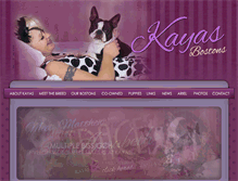Tablet Screenshot of kayasbostons.com